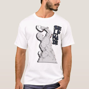 Selbst machte Muskel-T-Shirt T-Shirt