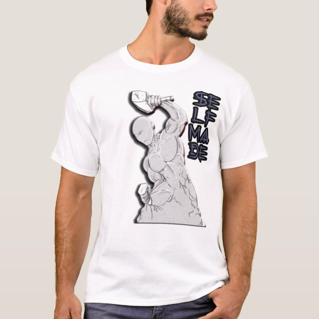 Selbst machte Muskel-T-Shirt T-Shirt (Vorderseite)
