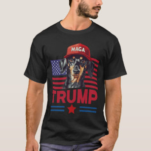 Selbst mein Hund Lieben Trump Funny Dackel Mega Ha T-Shirt