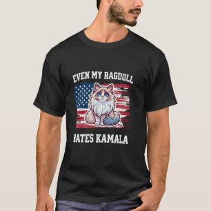 Selbst meine Ragdoll Cat Hates Kamala Wahlrepublik T-Shirt
