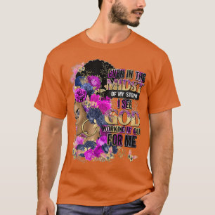 Selbst mitten in meinem Sturm sehe ich Gott T-Shirt