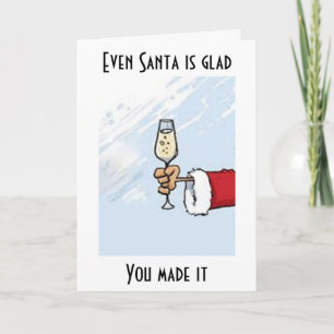 SELBST "SANTA" IST GLAD, DASS SIE ES "ÜBER DEN HIL FEIERTAGSKARTE