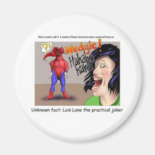 Selbst Superhelden bekommen Wedgies Funny Gifts Ta Magnet