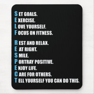 SELBSTACHTUNG - motivierend Mousepad