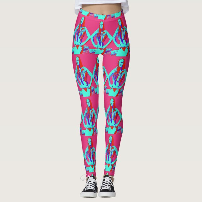 selbstbewusst sagen, was Bikini Mädchen rosa Leggings (Vorderseite)