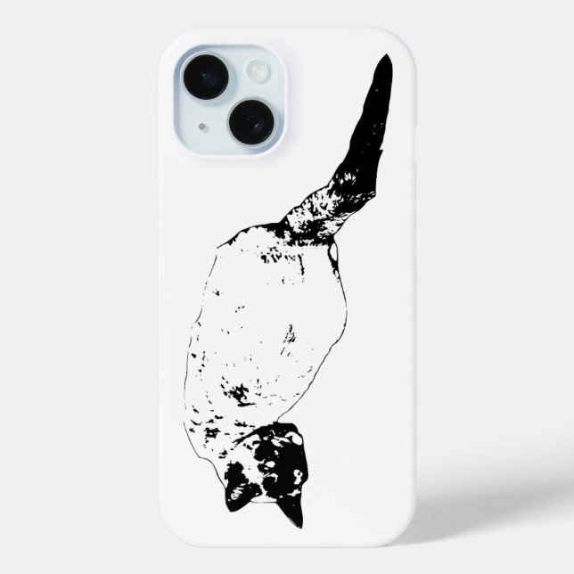 Selbstbewusster Katzenblick Case-Mate iPhone Hülle (Rückseite)