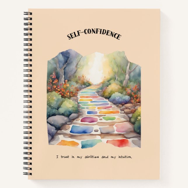 Selbstbewusstseinsbejahung Notizbuch (Vorderseite)