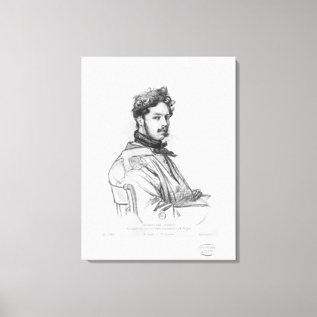 Selbstdarstellung 2 leinwanddruck (Vorderseite)