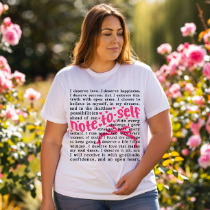 Selbsterkenntnis verdiene ich Liebe Große Größe T-Shirt