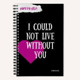 Selbsterkenntnis von Rynski - Liebe pink Notizbuch