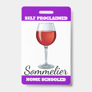Selbsternannter Sommelier Ausweis