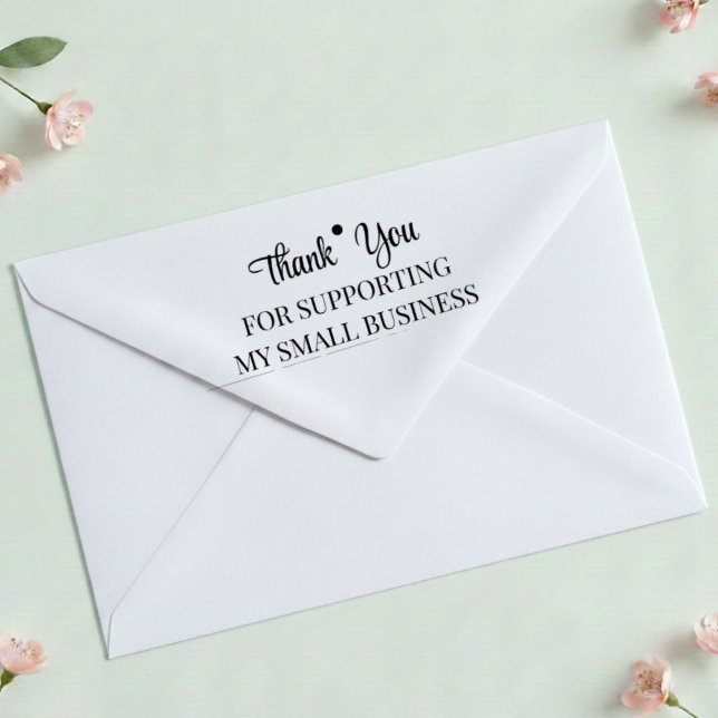Selbstfärbender Danke-Stempel für Kleinunternehmen Permastempel (Von Creator hochgeladen)