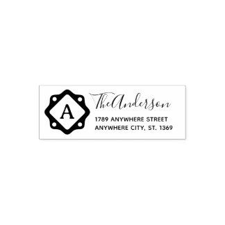 Selbstfärbender Rücksende-Adressen-Stempel mit Mon Permastempel