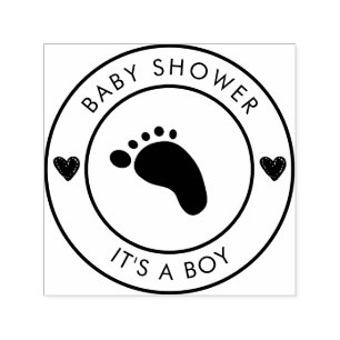 Selbstfärbender Stempel Baby Shower