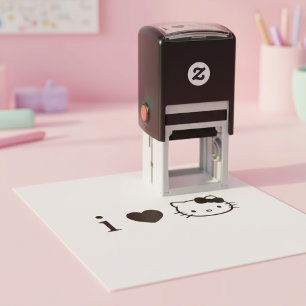 Selbstfärbestempel Kitty Permastempel