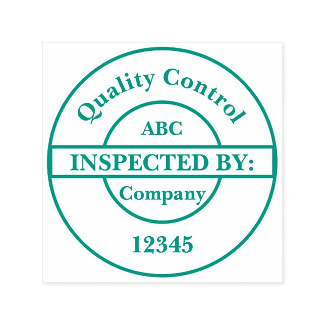 Selbstfarbige Briefmarke der Kontrolle in personal Permastempel (Design)