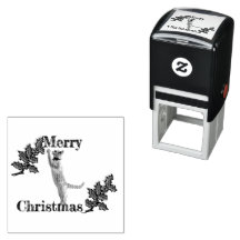 Selbstfarbige Briefmarke - Frohe Weihnachtsfeier u