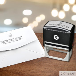 Selbstfarbige Briefmarke für das Logo "Legal Justi Permastempel