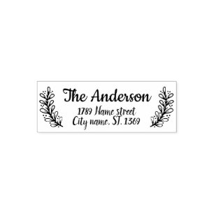 Selbstfarbige Rücksendeadresse Briefmarke mit Pfla Permastempel