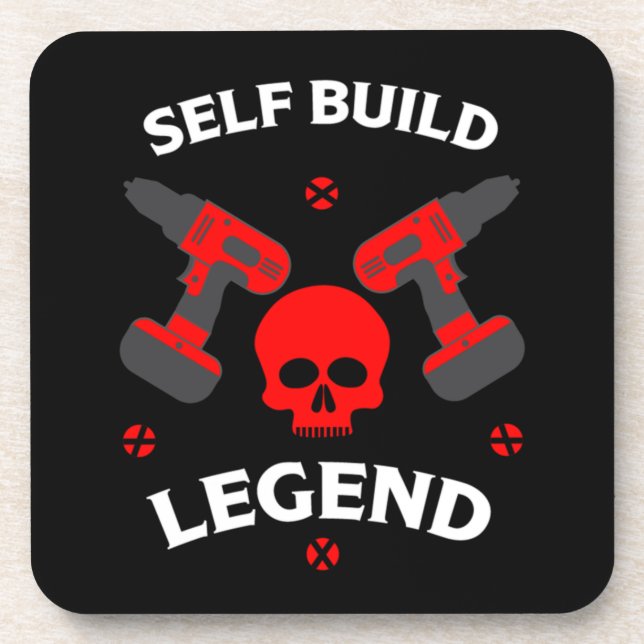 selbstgebaute Zuhause Getränkeuntersetzer (Vorderseite)