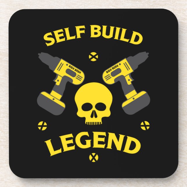 selbstgebaute Zuhause Getränkeuntersetzer (Vorderseite)