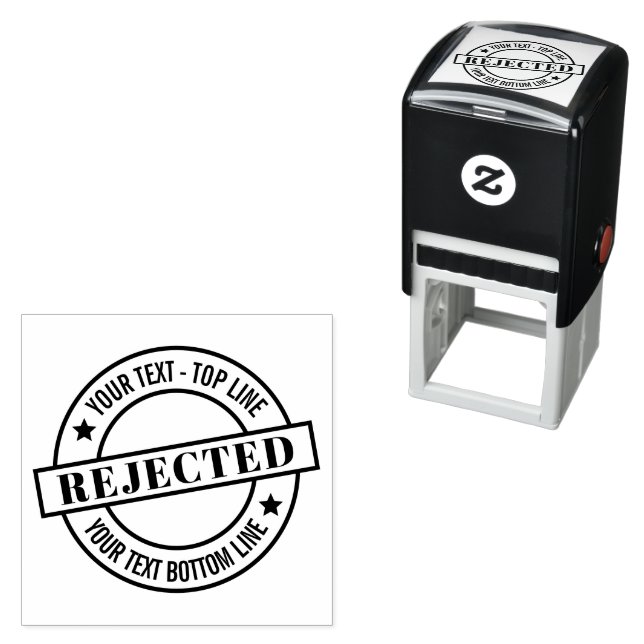 Selbstgefällige Briefmarke Personalisiertes Siegel Permastempel (Beispiel)