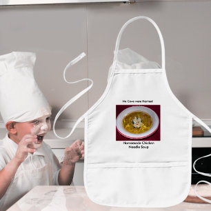 Selbstgemachte Hühnchennudelsuppe Keine Kühe Kinderschürze