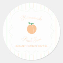 Selbstgemachte Perfekte Pfirsichmarmelade Brautpar