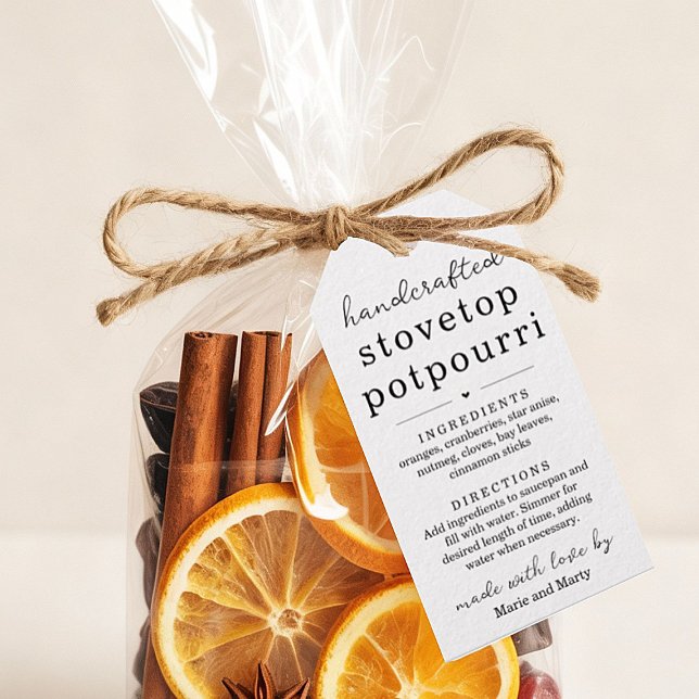 Selbstgemachte Potpourri-Geschenklabels für den He Geschenkanhänger (Von Creator hochgeladen)