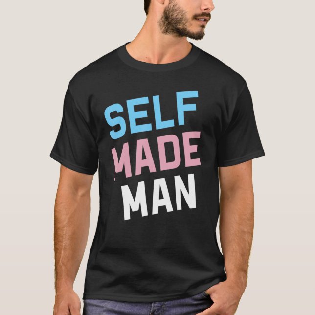 Selbstgemachte Transgender Man LGBt Trans Pride Fl T-Shirt (Vorderseite)