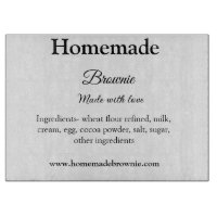 Selbstgemachter Brownie, hergestellt mit Liebe, Te