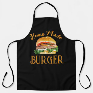 Selbstgemachter Burger Schürze