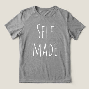 Selbstgemachtes Damen T-Shirt Tri-Blend Shirt