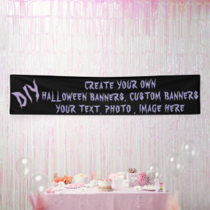 Selbstgemachtes Halloween-Banner - Individuelle Pa Banner
