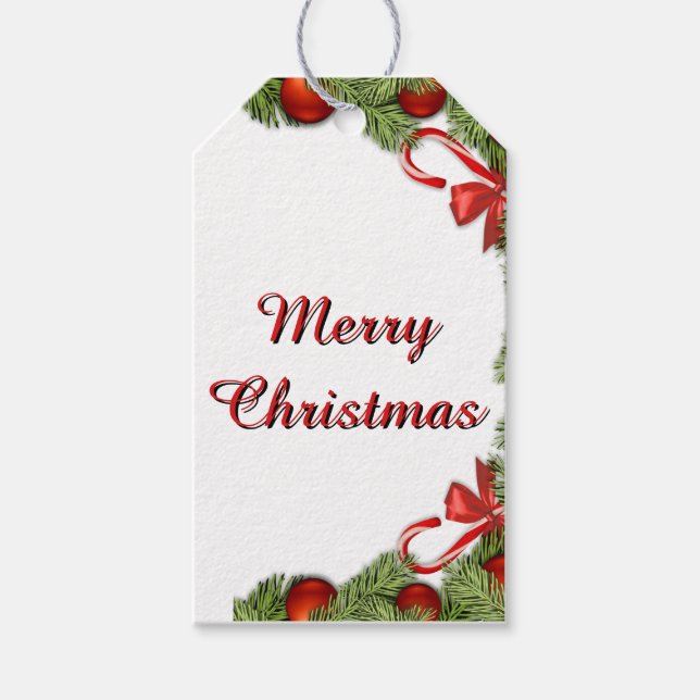 Selbstgestaltete Geschenkanhänger (Vorderseite)