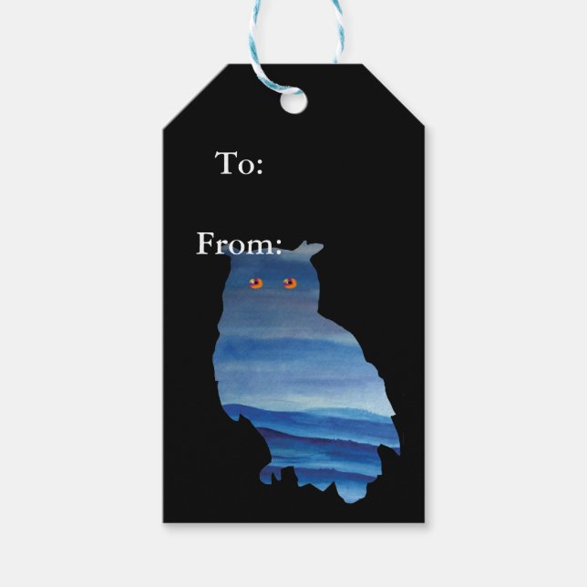 Selbstgestaltete Geschenkanhänger (Vorderseite)