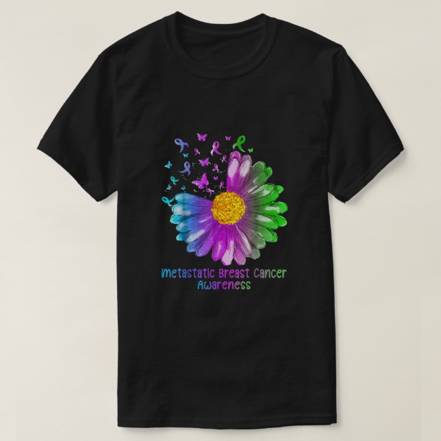 Selbsthilfegruppe für metastasierendes Brustkrebs T-Shirt (Design vorne)