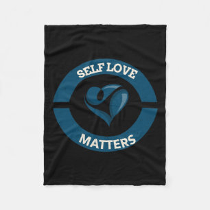 Selbstkleber der Liebe Fleecedecke