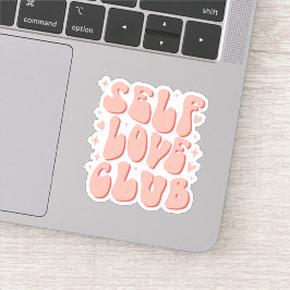Selbstklub, Liebe, psychische Gesundheit Aufkleber