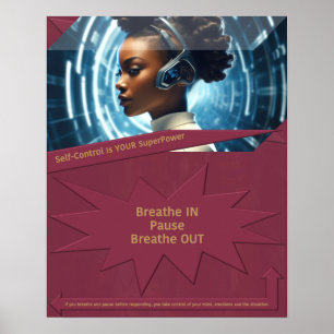 Selbstkontrolle ist Ihr SuperPower Poster