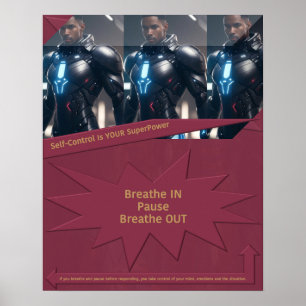 Selbstkontrolle ist Ihr SuperPower Poster