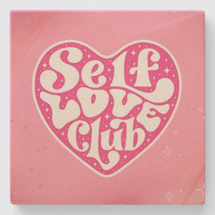 Selbstliebe-Club Steinuntersetzer