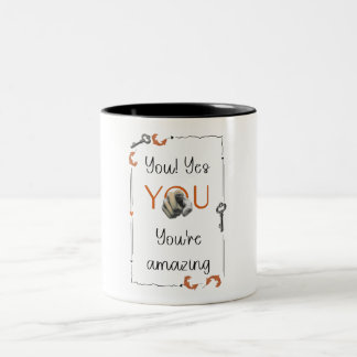 Selbstliebe-Erinnerungsgeschenk für jemanden Beson Zweifarbige Tasse