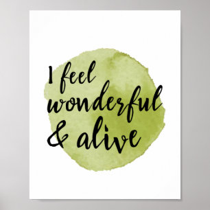 Selbstliebe positive Schwingungen Worte für Selbst Poster