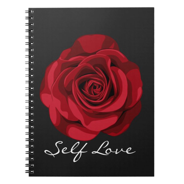 Selbstliebe Spiralblock Notizblock (Vorderseite)