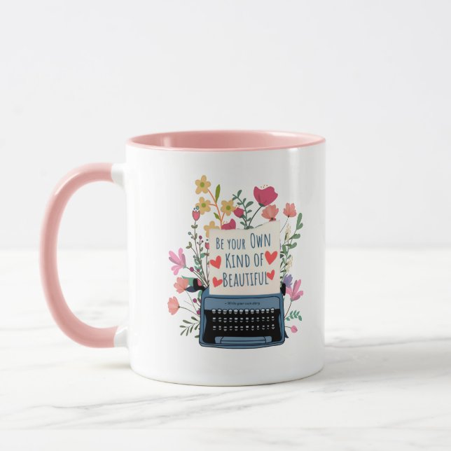 Selbstliebe-Zitat-Kaffeetasse  Tasse (Links)