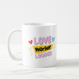 Selbstliebe-Zitat-Tasse Kaffeetasse