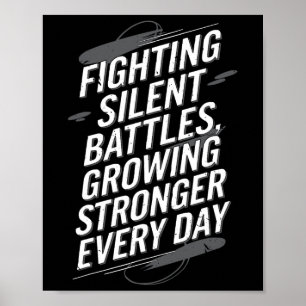 Selbstmord Bewusstsein Depression Angst Psychische Poster