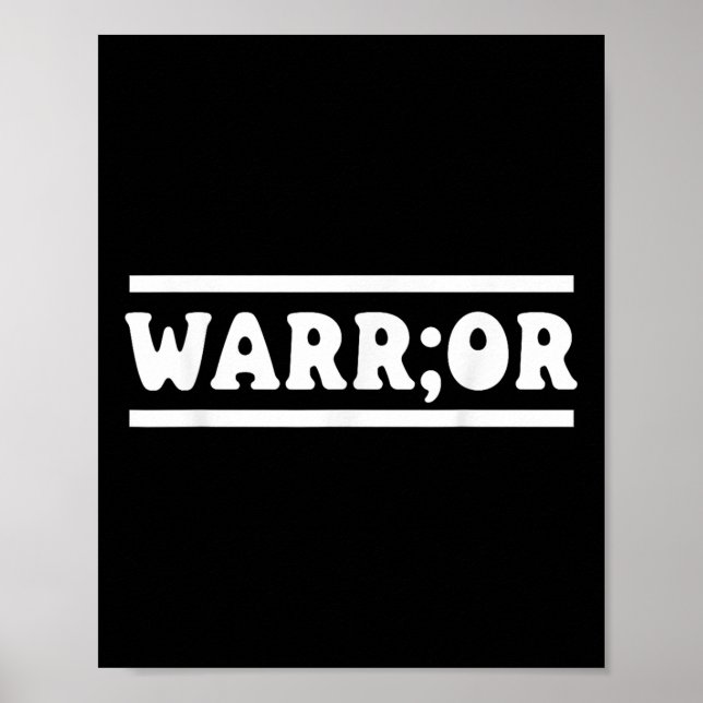 Selbstmord Bewusstsein Depression Angst Psychische Poster (Vorne)