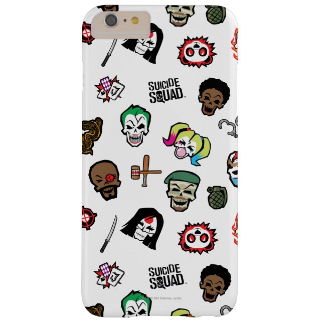 Selbstmord-Gruppe Emoji Muster der Case-Mate iPhone Hülle (Rückseite)